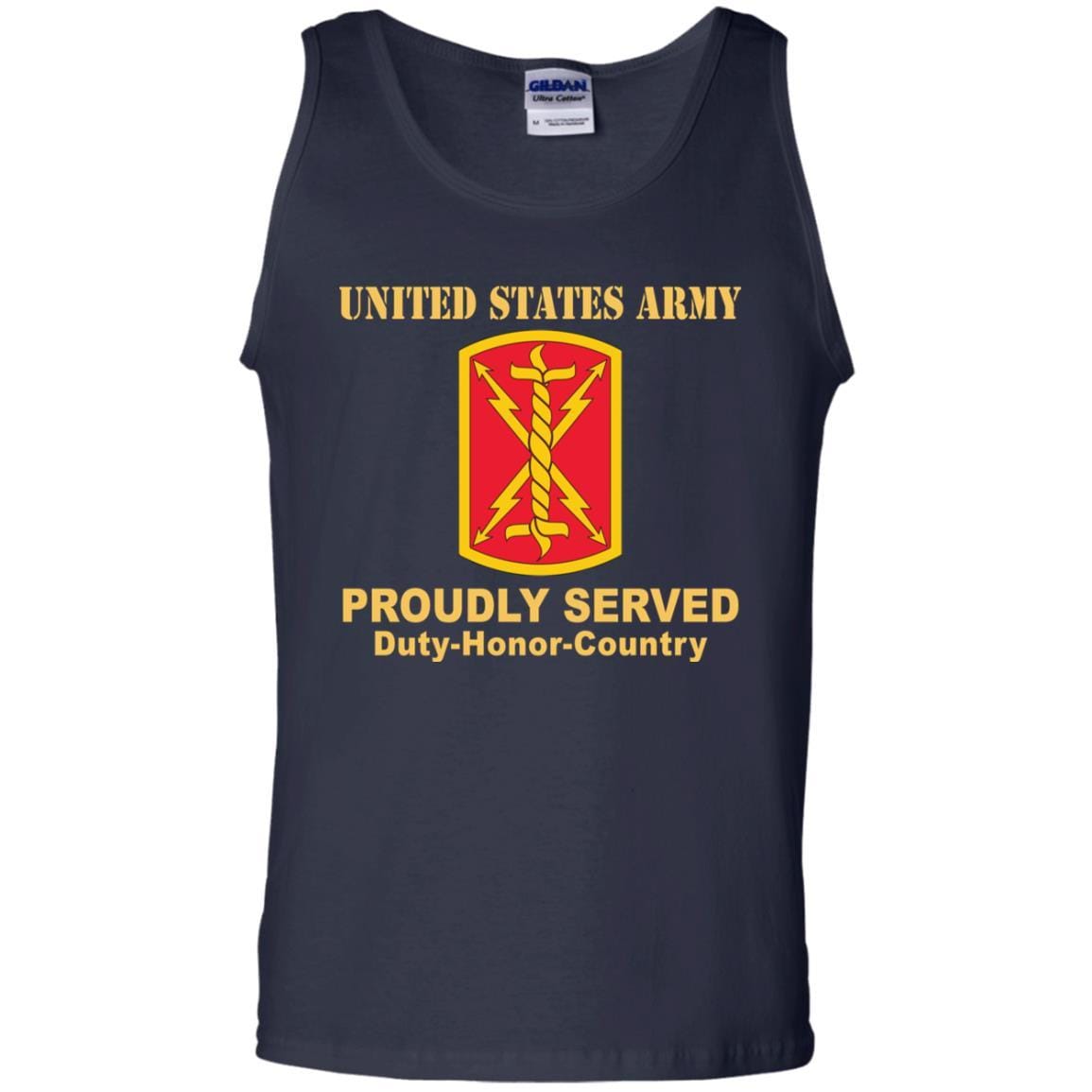 US ARMY 17TH FIRST ARTILLERY BRIGADE- Proudly Served T-Shirt On Front For Men-TShirt-Army-Veterans Nation