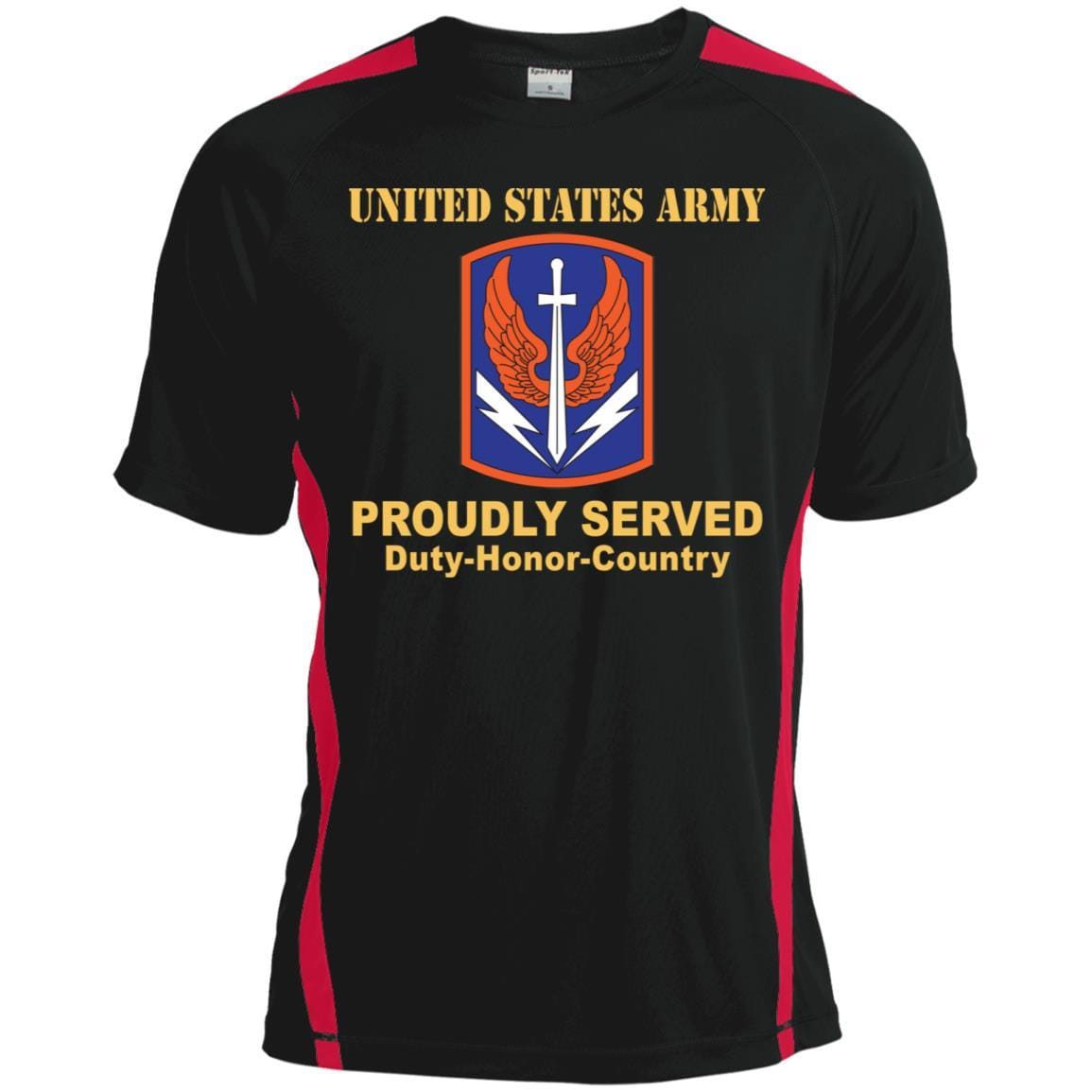 US ARMY 449TH THEATER AVIATION BRIGADE- Proudly Served T-Shirt On Front For Men-TShirt-Army-Veterans Nation