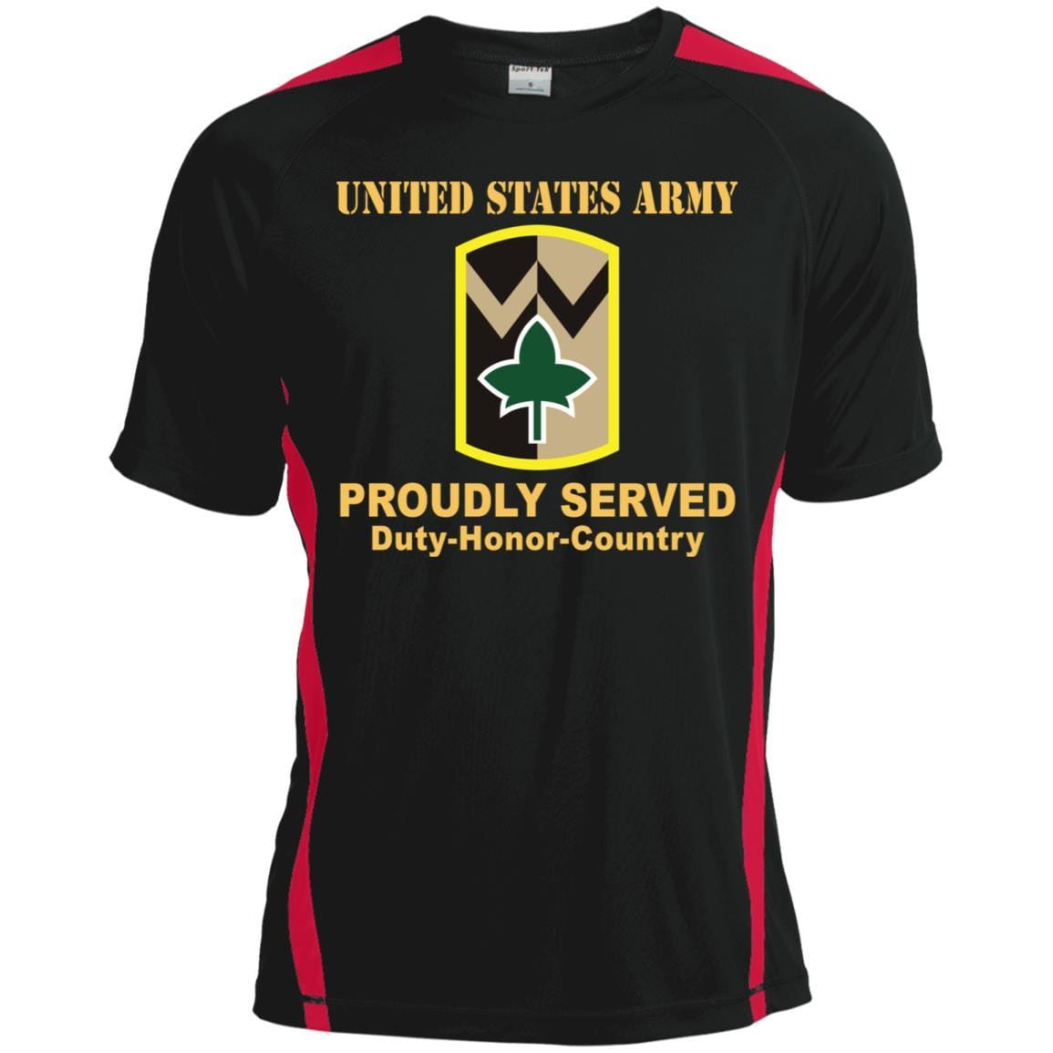 US ARMY 4TH SUSTAINMENT BRIGADE- Proudly Served T-Shirt On Front For Men-TShirt-Army-Veterans Nation