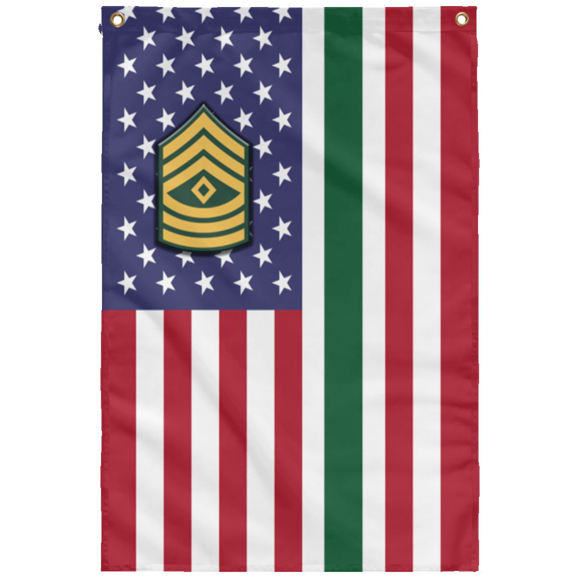 US Army E-8 First Sergeant E8 1SG Noncommissioned Officer Wall Flag 3x5 ft Single Sided Print-WallFlag-Army-Ranks-Veterans Nation