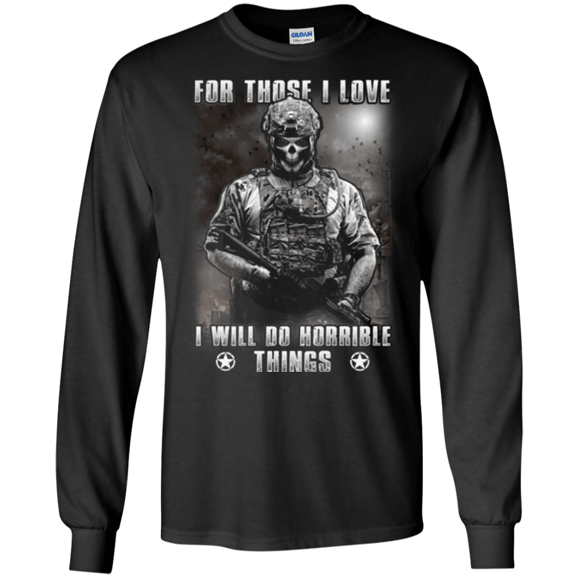 Military T-Shirt "FOR THOSE I LOVE VETERAN"-TShirt-General-Veterans Nation