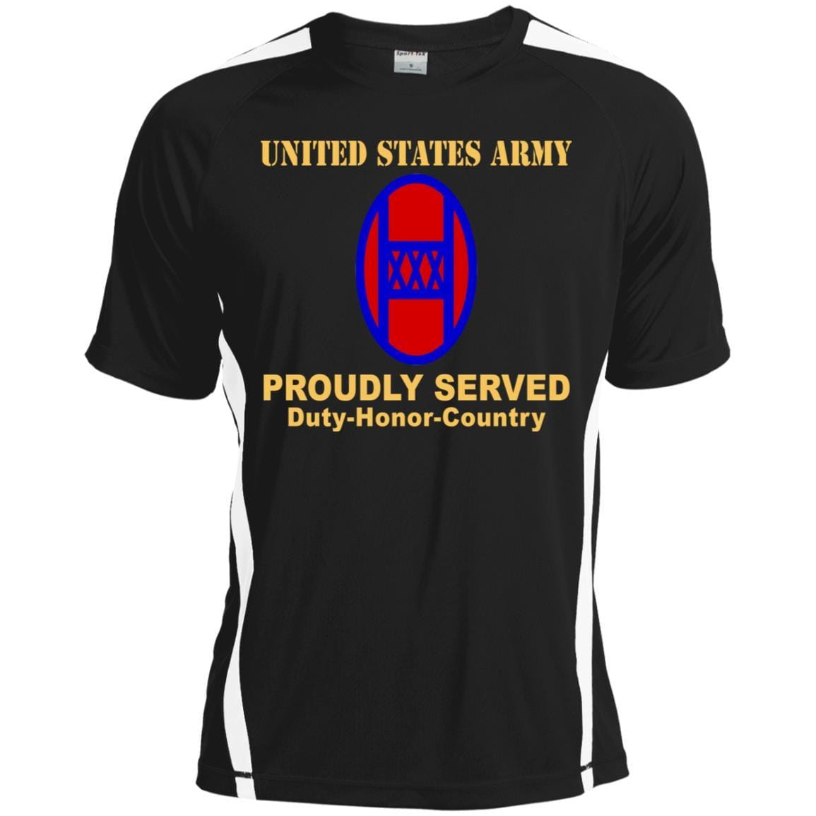 US ARMY 30TH ARMORED BRIGADE COMBAT TEAM - Proudly Served T-Shirt On Front For Men-TShirt-Army-Veterans Nation