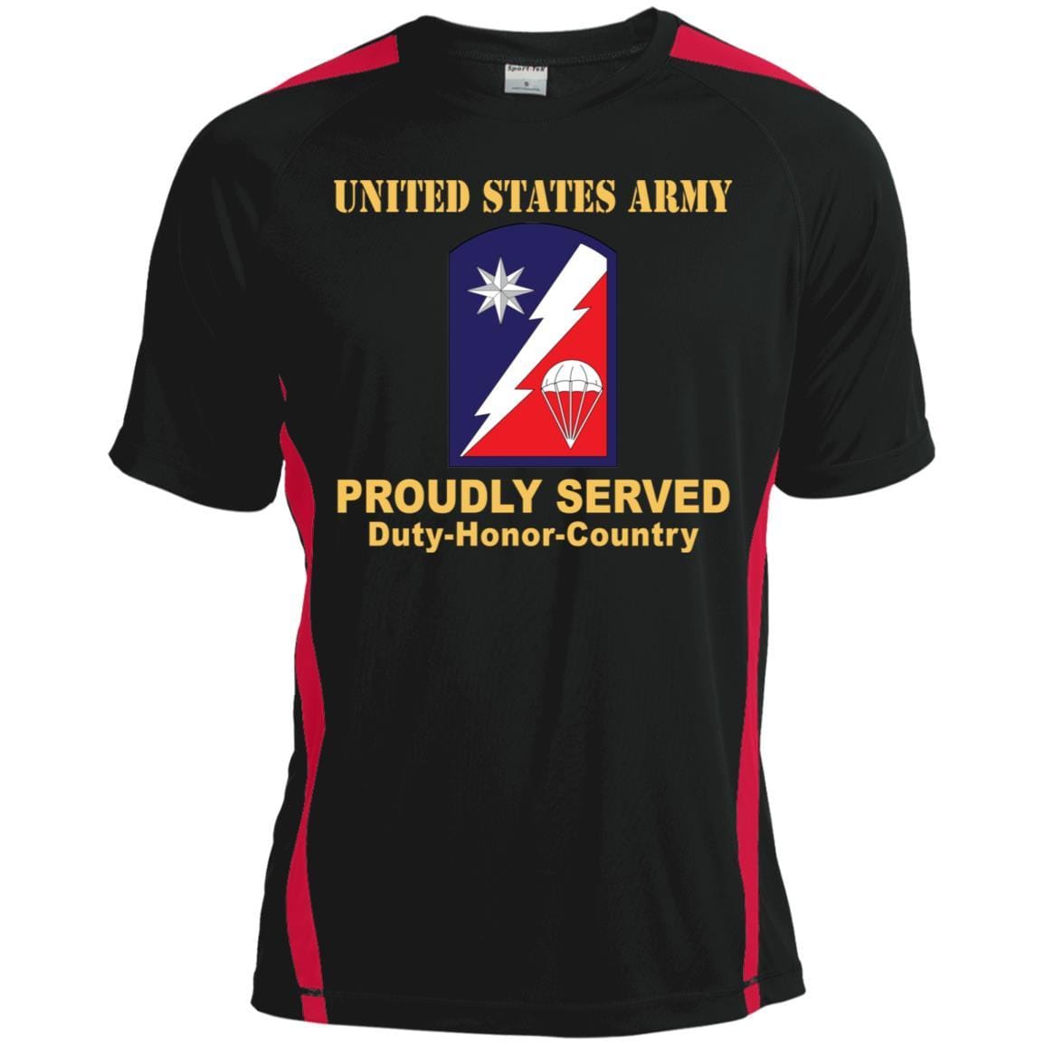 US ARMY 82 SUSTAINMENT BRIGADE - Proudly Served T-Shirt On Front For Men-TShirt-Army-Veterans Nation