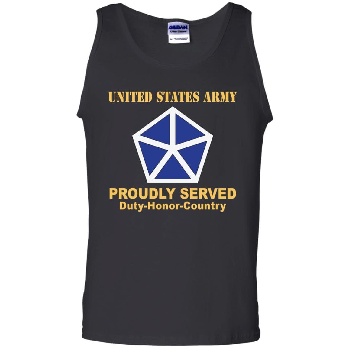 US ARMY 5TH CORPS- Proudly Served T-Shirt On Front For Men-TShirt-Army-Veterans Nation