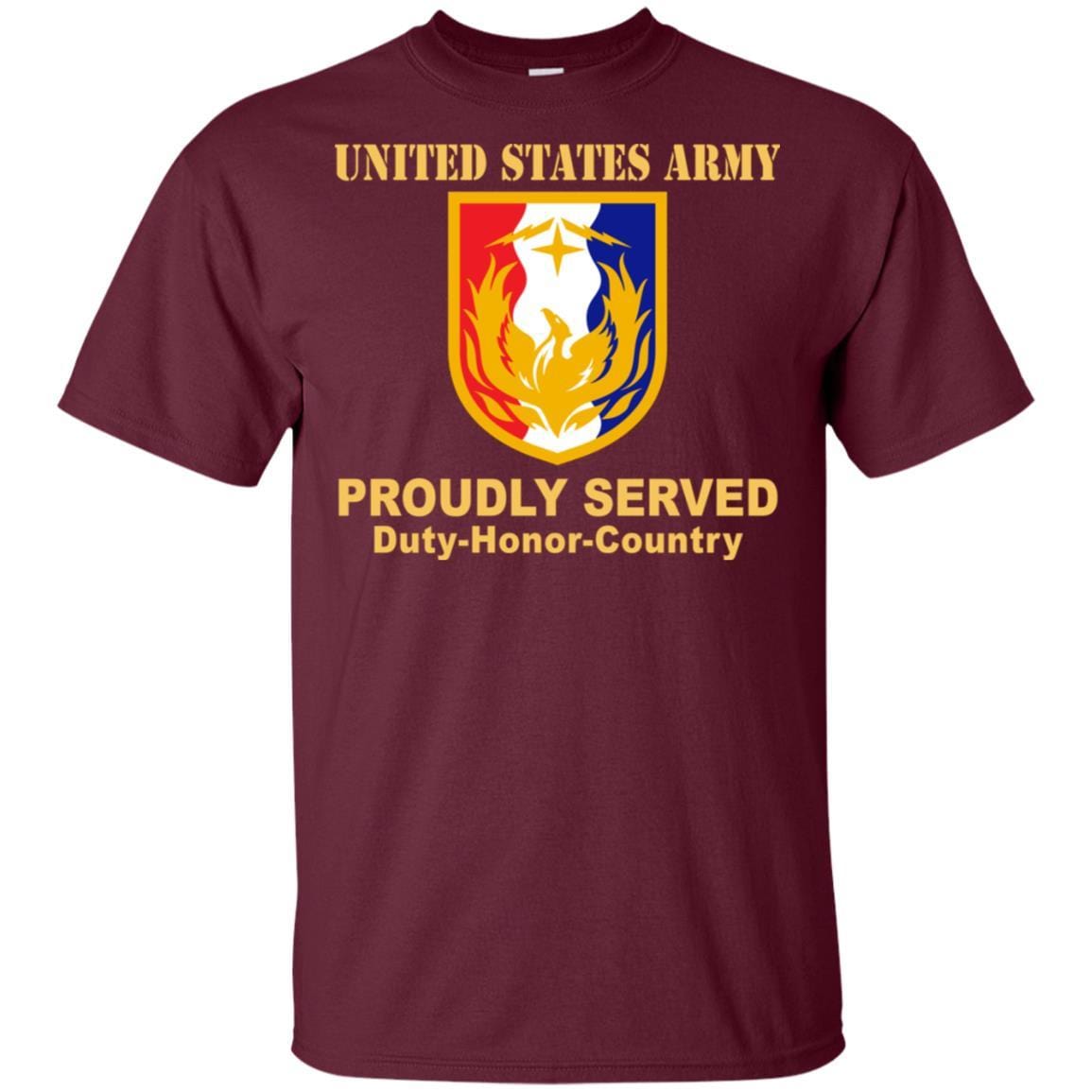 US ARMY 36TH SUSTAINMENT BRIGADE - Proudly Served T-Shirt On Front For Men-TShirt-Army-Veterans Nation