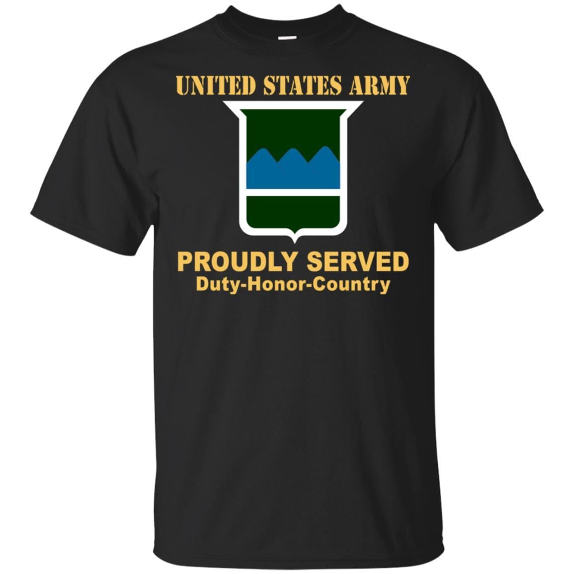 US ARMY 80TH TRAINING COMMAND - Proudly Served T-Shirt On Front For Men-TShirt-Army-Veterans Nation