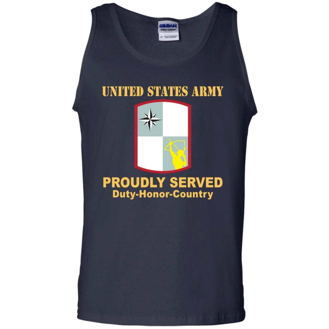 US ARMY 287 SUSTAINMENT BRIGADE- Proudly Served T-Shirt On Front For Men-TShirt-Army-Veterans Nation