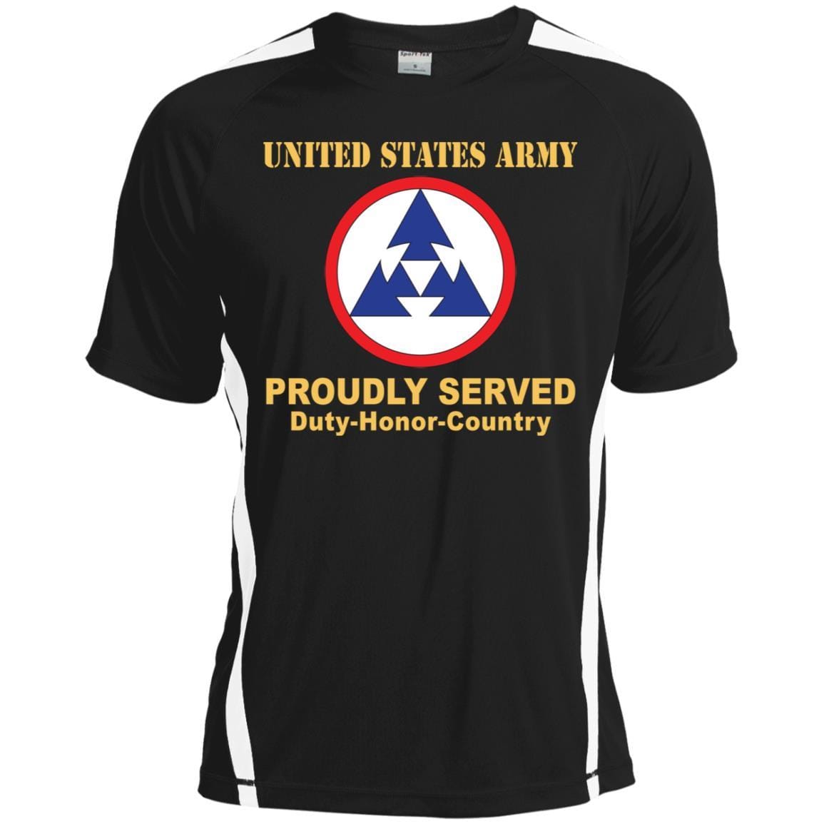 US ARMY 3RD SUSTAINMENT COMMAND- Proudly Served T-Shirt On Front For Men-TShirt-Army-Veterans Nation