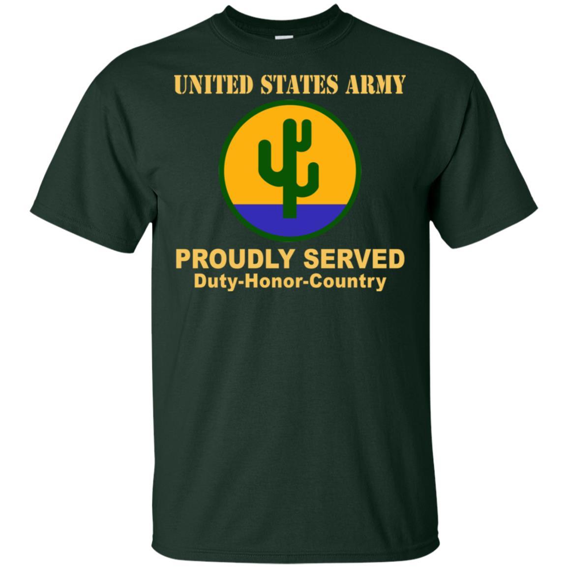 US ARMY 103 SUSTAINMENT COMMAND - Proudly Served T-Shirt On Front For Men-TShirt-Army-Veterans Nation