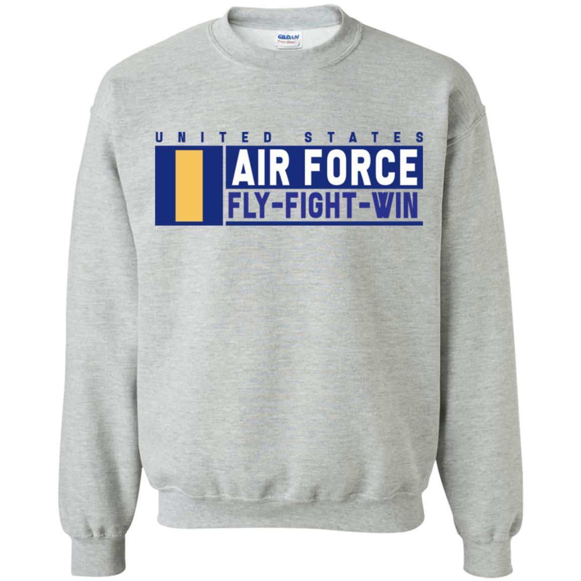 US Air Force O-1 Second Lieutenant Fly - Fight - Win Long Sleeve - Pullover Hoodie-TShirt-USAF-Veterans Nation