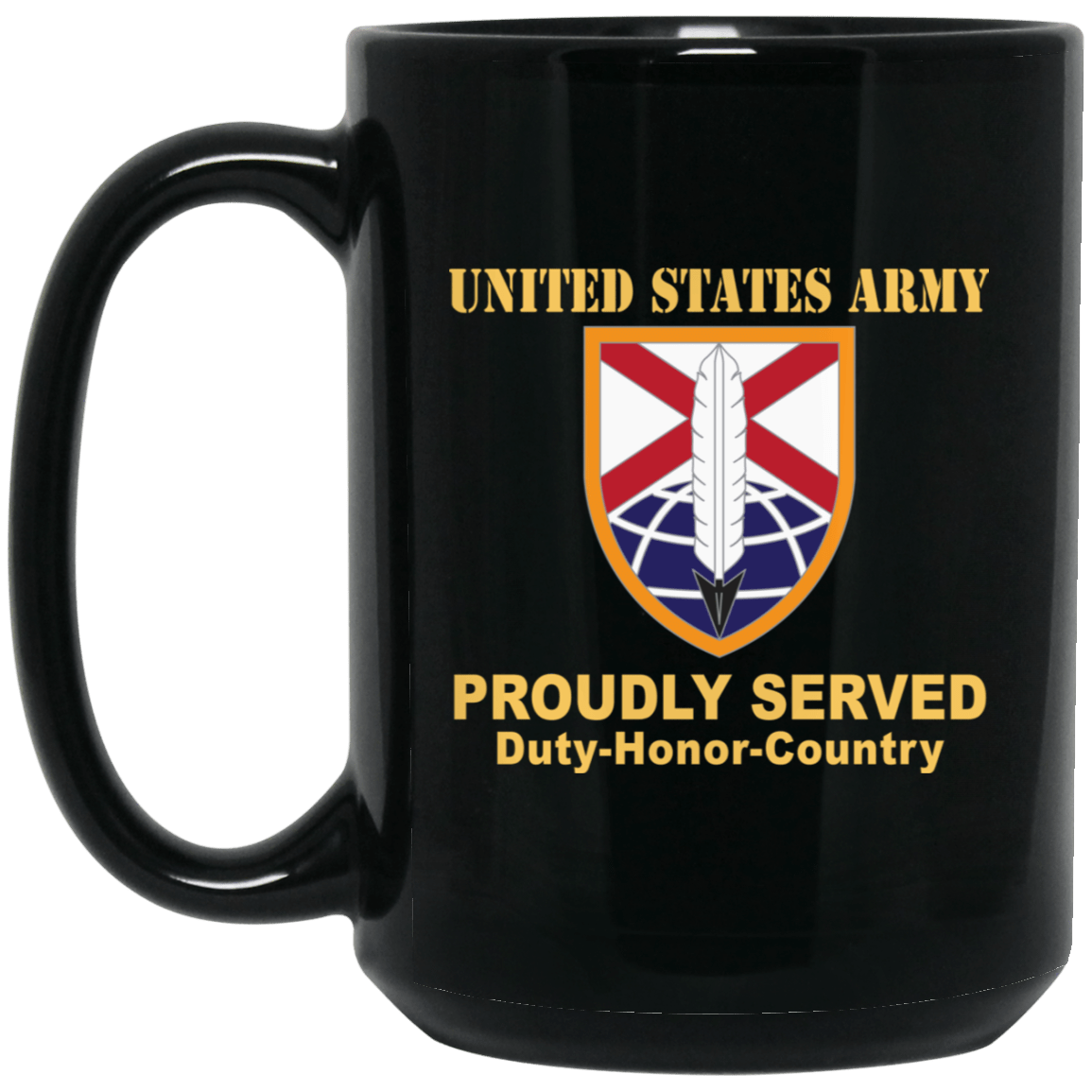 US ARMY 279TH ARMY FIELD SUPPORT BRIGADE- 11 oz - 15 oz Black Mug-Mug-Army-CSIB-Veterans Nation