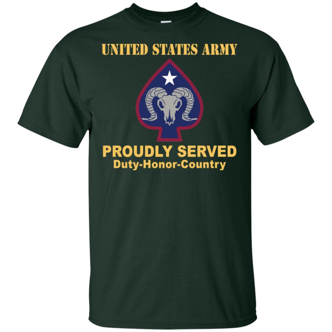 US ARMY 17TH SUSTAINMENT BRIGADE- Proudly Served T-Shirt On Front For Men-TShirt-Army-Veterans Nation