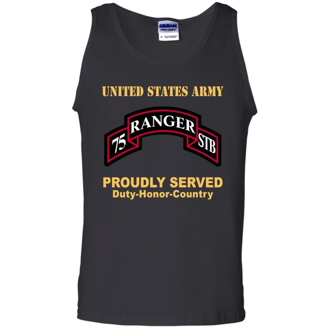 US ARMY 75TH RANGER REGIMENT SPECIALITY TROOPS BATTALION - Proudly Served T-Shirt On Front For Men-TShirt-Army-Veterans Nation