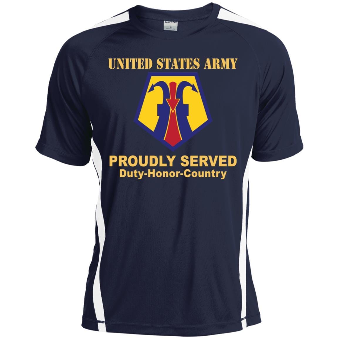 US ARMY 7TH CIVIL SUPPORT COMMAND- Proudly Served T-Shirt On Front For Men-TShirt-Army-Veterans Nation