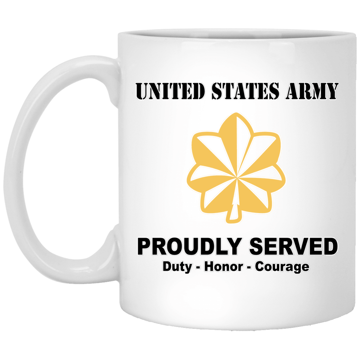 US Army O-4 Major O4 MAJ Field Officer Ranks White Coffee Mug - Stainless Travel Mug-Mug-Army-Ranks-Veterans Nation