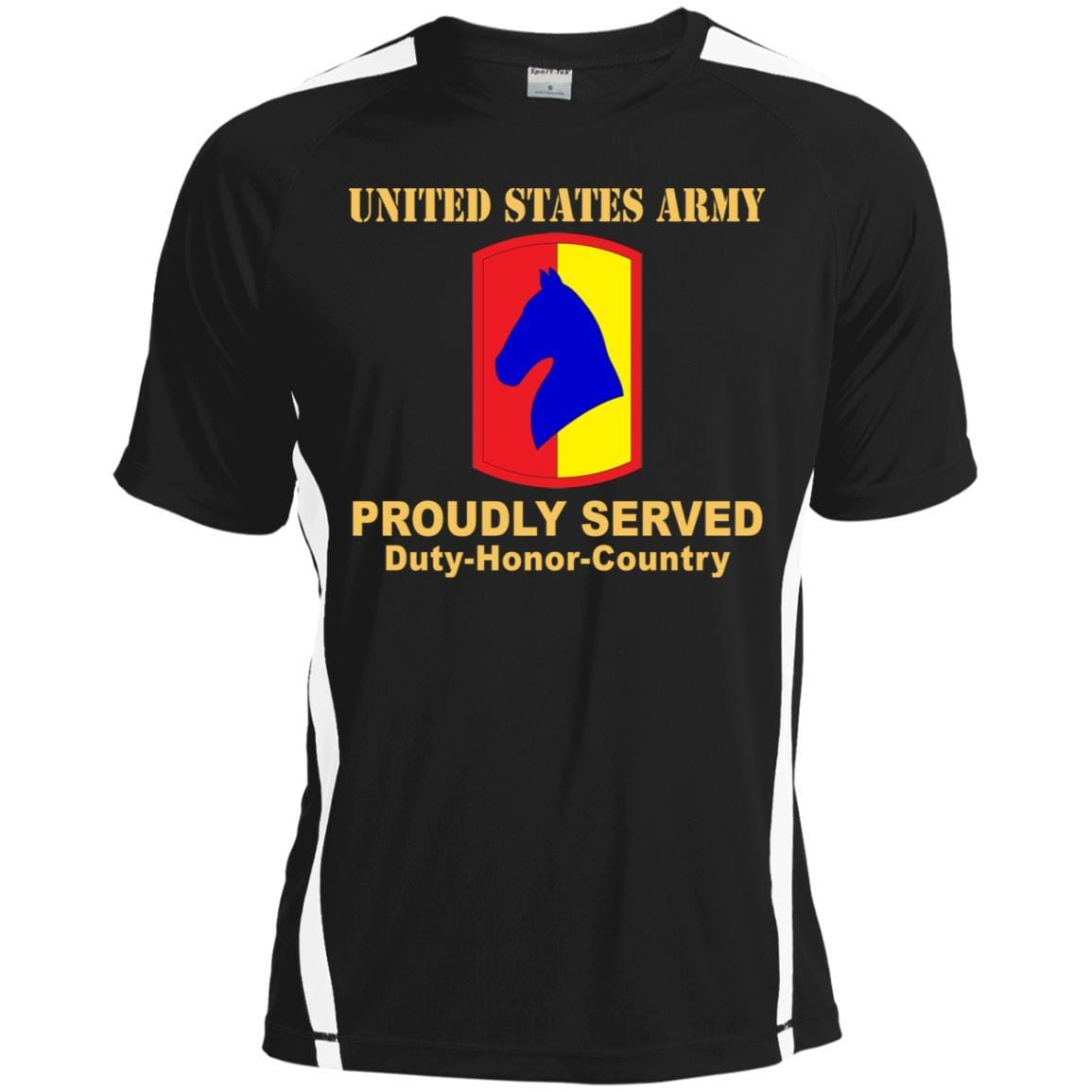 US ARMY 138TH FIRES BRIGADE- Proudly Served T-Shirt On Front For Men-TShirt-Army-Veterans Nation