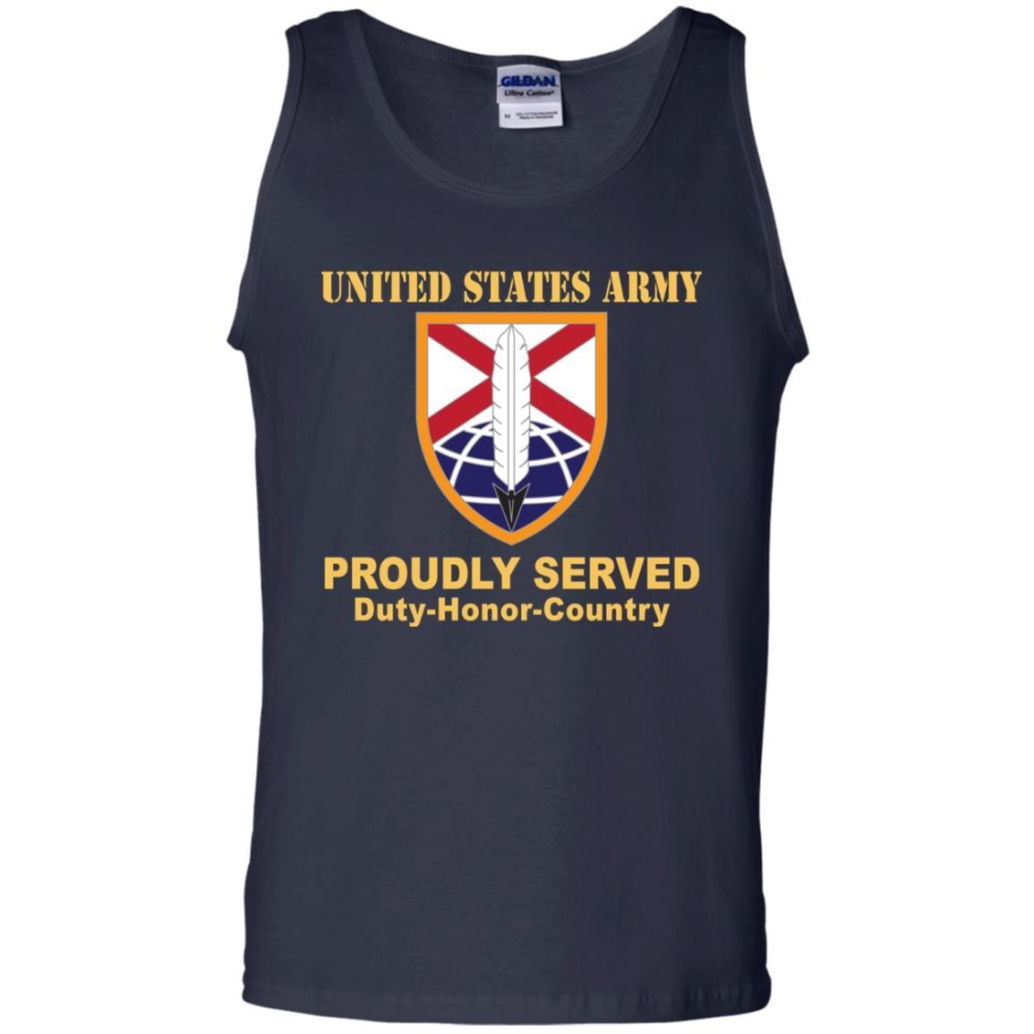 US ARMY 279TH ARMY FIELD SUPPORT BRIGADE- Proudly Served T-Shirt On Front For Men-TShirt-Army-Veterans Nation