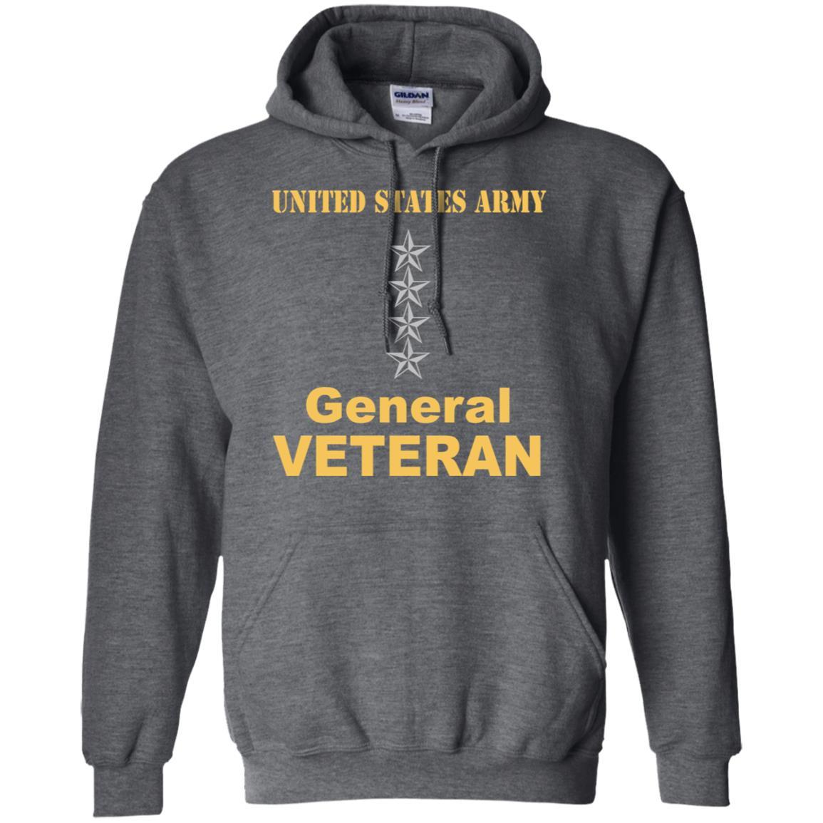 US Army O-10 General O10 GEN General Officer Veteran Men T Shirt On Front-TShirt-Army-Veterans Nation