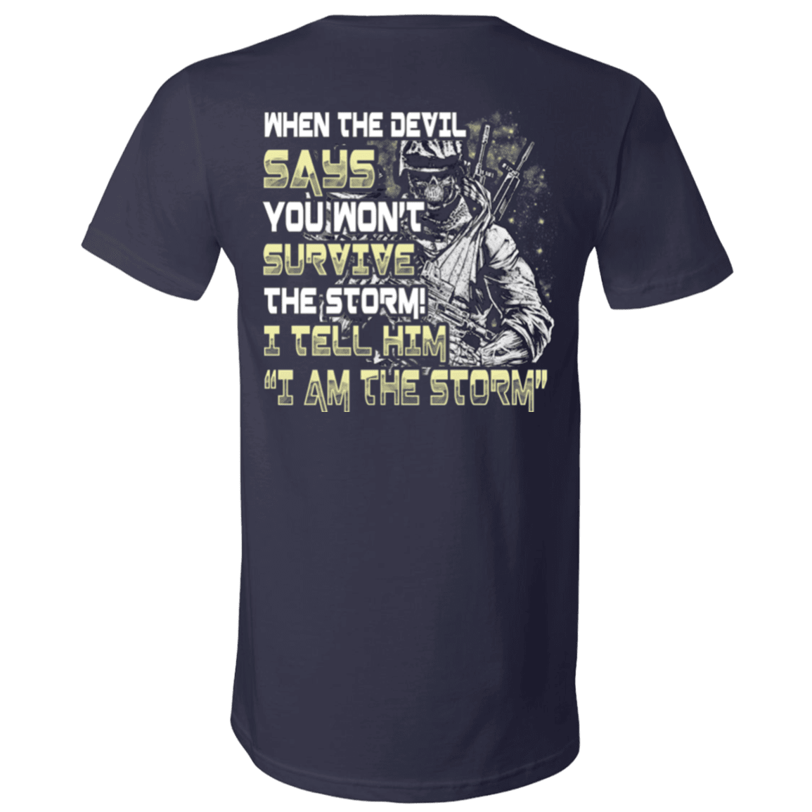 Military T-Shirt "Veteran - I Am The Storm"-TShirt-General-Veterans Nation