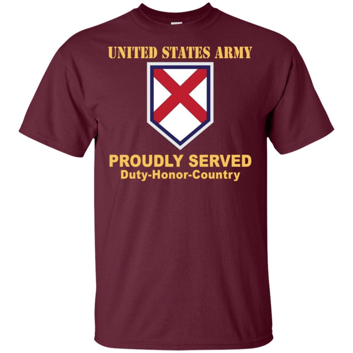 US ARMY 226TH MANEUVER ENHANCMENT BRIGADE- Proudly Served T-Shirt On Front For Men-TShirt-Army-Veterans Nation