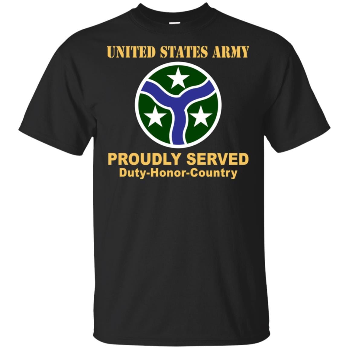 US ARMY 278TH ARMORED CAVALRY REGIMENT- Proudly Served T-Shirt On Front For Men-TShirt-Army-Veterans Nation