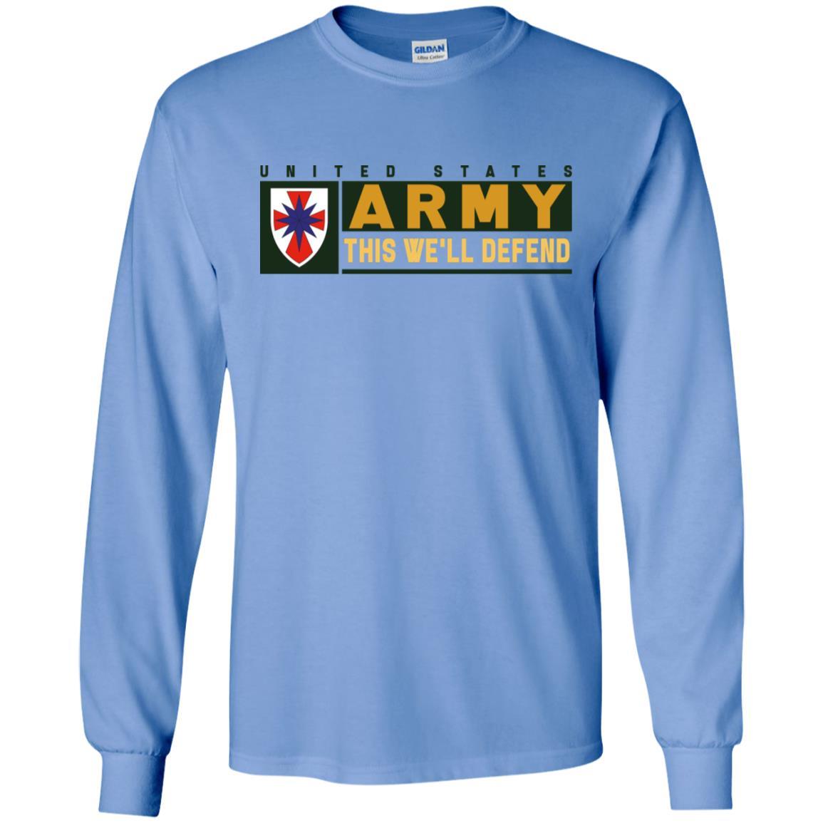 US Army 8TH SUSTAINMENT COMMAND- This We'll Defend T-Shirt On Front For Men-TShirt-Army-Veterans Nation