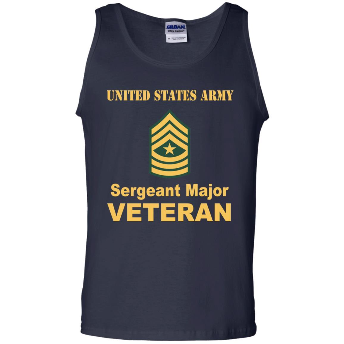 US Army E-9 Sergeant Major E9 SGM Noncommissioned Officer Veteran Men T Shirt On Front-TShirt-Army-Veterans Nation
