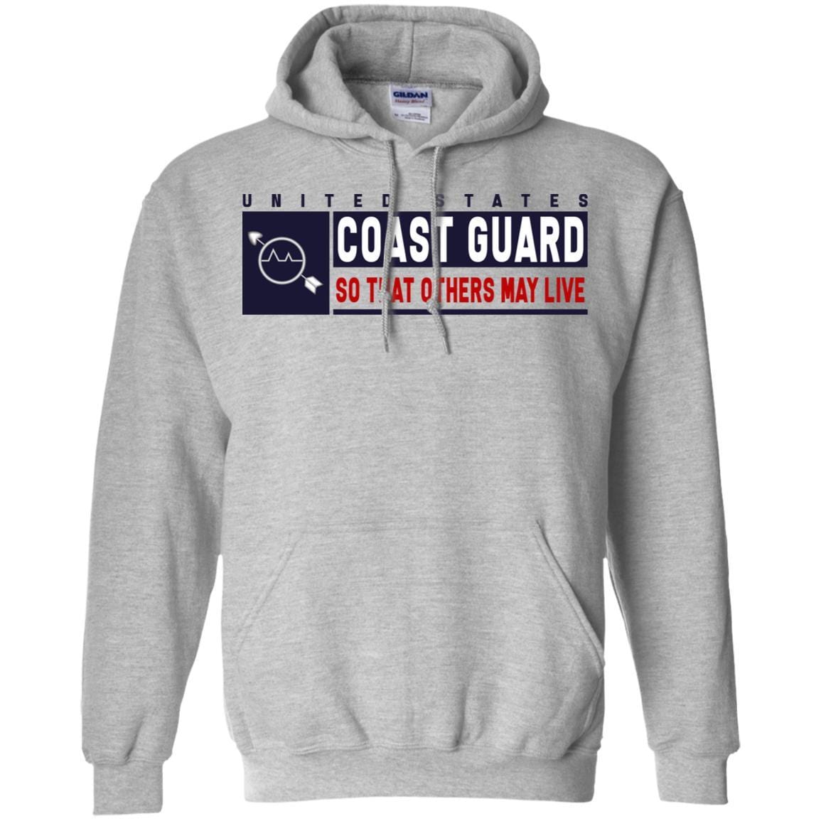 US Coast Guard Operations Specialist OS Logo- So that others may live Long Sleeve - Pullover Hoodie-TShirt-USCG-Veterans Nation