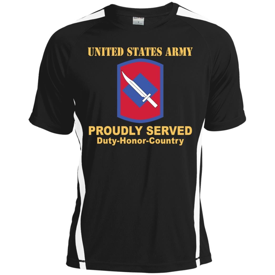 US ARMY 39TH INFANTRY BRIGADE- Proudly Served T-Shirt On Front For Men-TShirt-Army-Veterans Nation