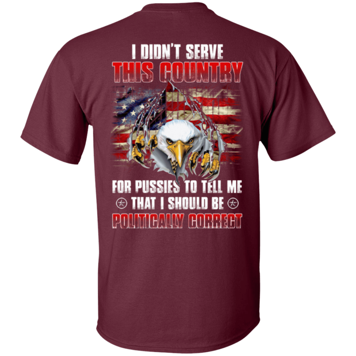 Military T-Shirt "Veteran - I Didn't Serve This Country"-TShirt-General-Veterans Nation