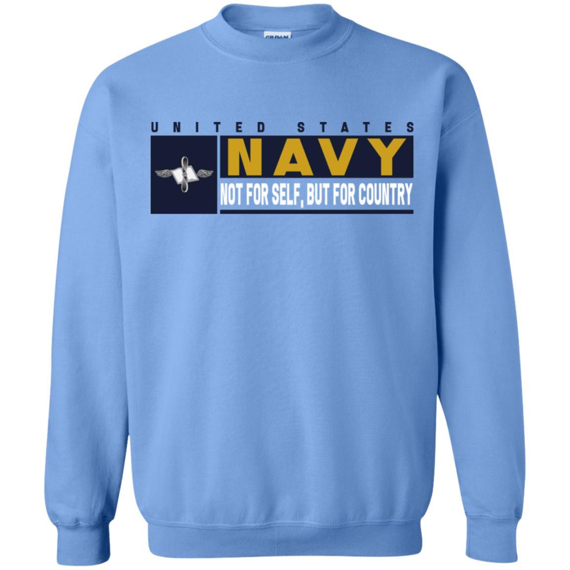 Navy Aviation Maintenance Administrationman Navy AZ- Not for self Long Sleeve - Pullover Hoodie-TShirt-Navy-Veterans Nation