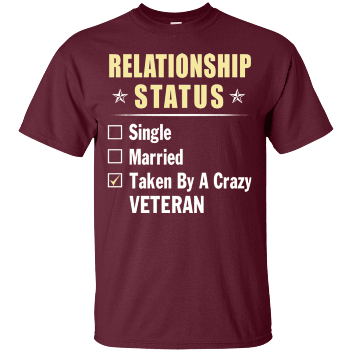 Military T-Shirt "Veteran Status"-TShirt-General-Veterans Nation