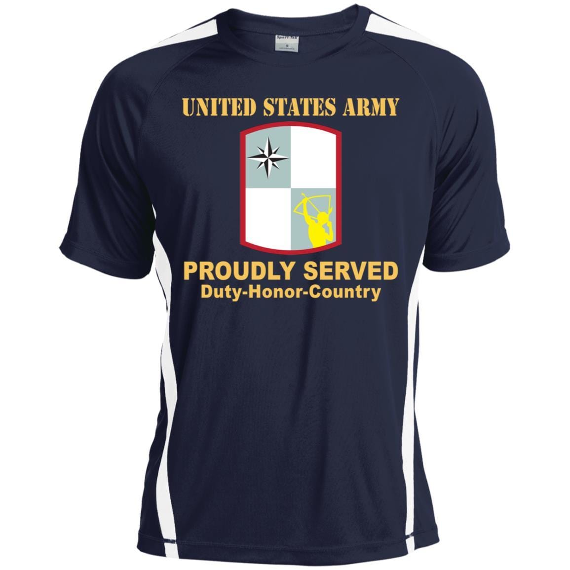 US ARMY 287 SUSTAINMENT BRIGADE- Proudly Served T-Shirt On Front For Men-TShirt-Army-Veterans Nation