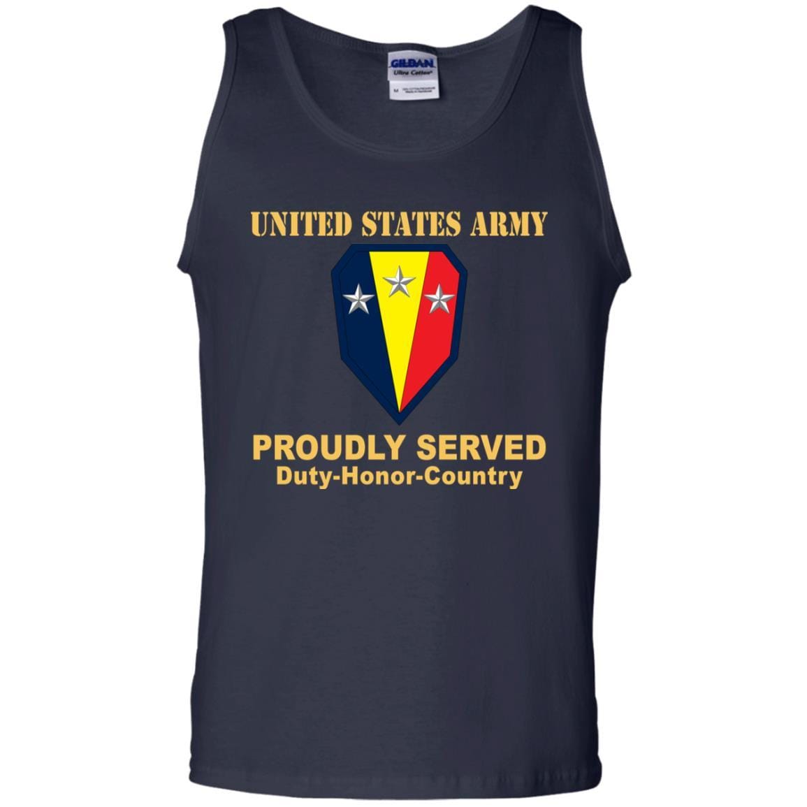 US ARMY 50TH INFANTRY BRIGADE COMBAT TEAM - Proudly Served T-Shirt On Front For Men-TShirt-Army-Veterans Nation