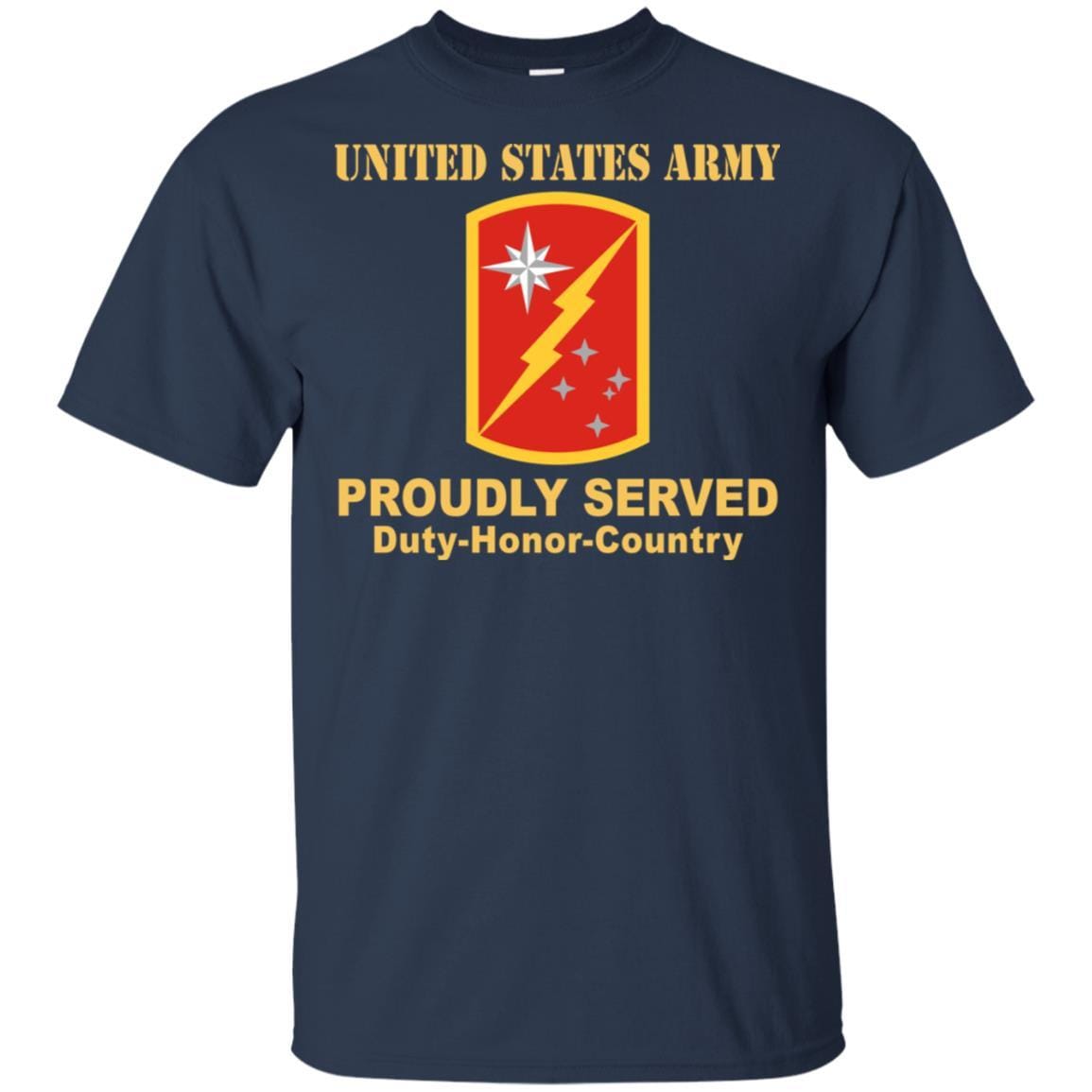 US ARMY 45TH SUSTAINMENT BRIGADE- Proudly Served T-Shirt On Front For Men-TShirt-Army-Veterans Nation