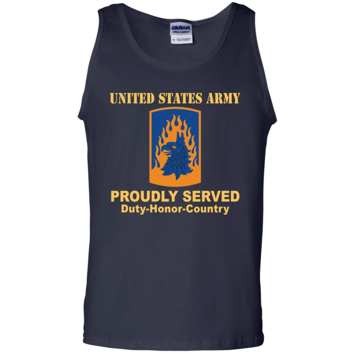 US ARMY 12TH COMBAT AVIATION BRIGADE- Proudly Served T-Shirt On Front For Men-TShirt-Army-Veterans Nation