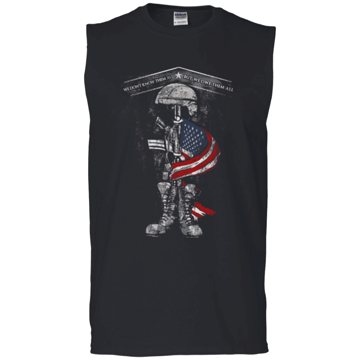 Military T-Shirt "WE OWE THEM ALL"-TShirt-General-Veterans Nation
