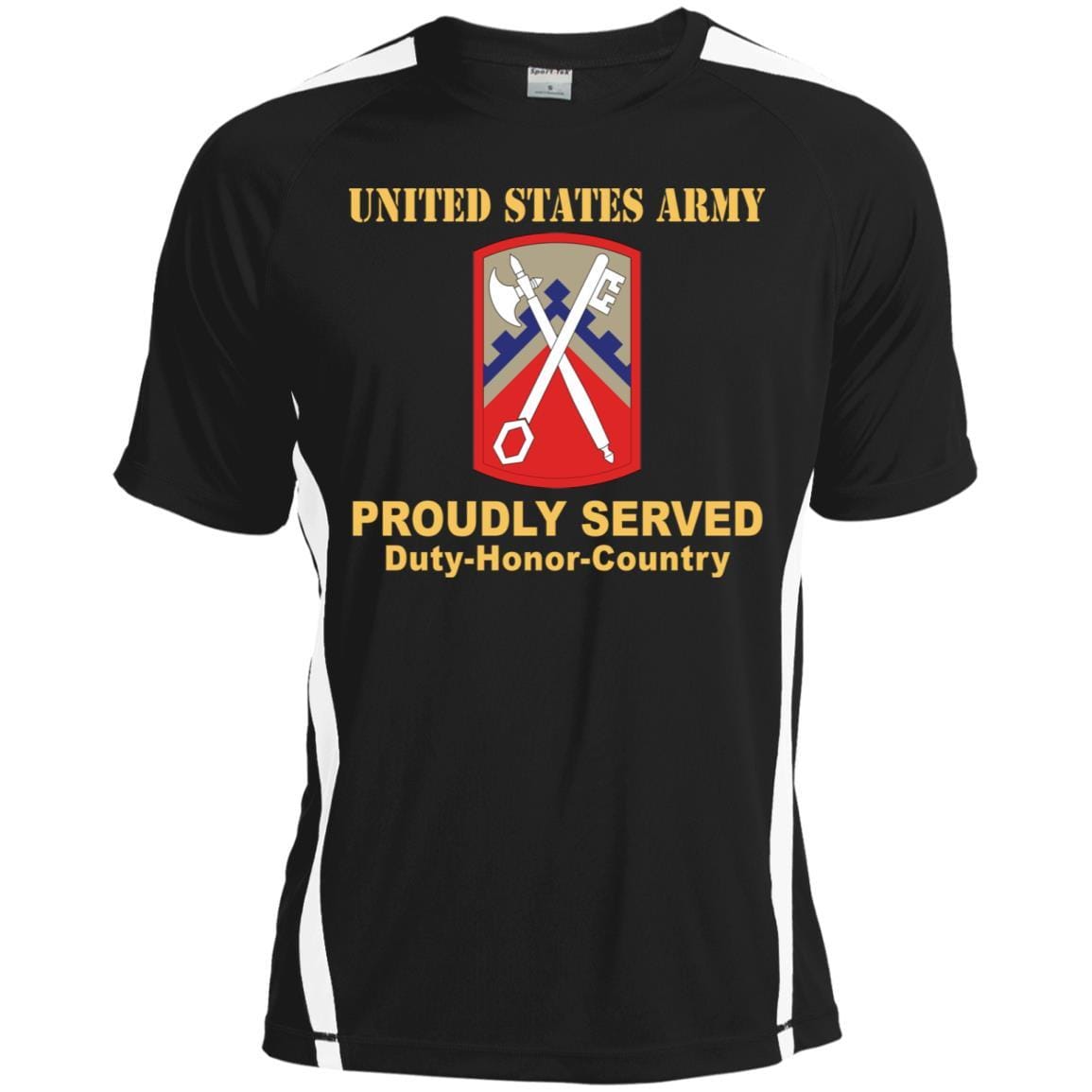 US ARMY 16TH SUSTAINMENT BRIGADE- Proudly Served T-Shirt On Front For Men-TShirt-Army-Veterans Nation