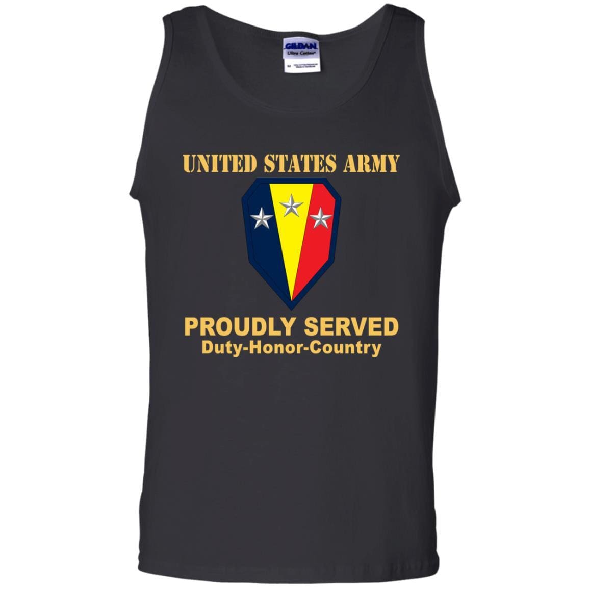 US ARMY 50TH INFANTRY BRIGADE COMBAT TEAM - Proudly Served T-Shirt On Front For Men-TShirt-Army-Veterans Nation