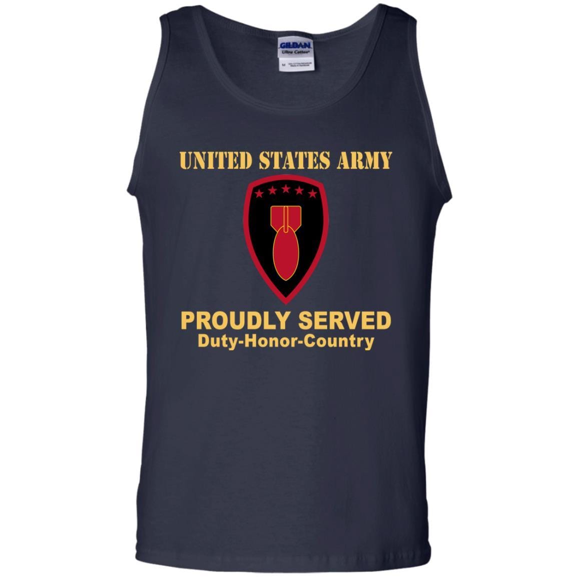 US ARMY 71ST ORDANCE GROUP (EOD) - Proudly Served T-Shirt On Front For Men-TShirt-Army-Veterans Nation