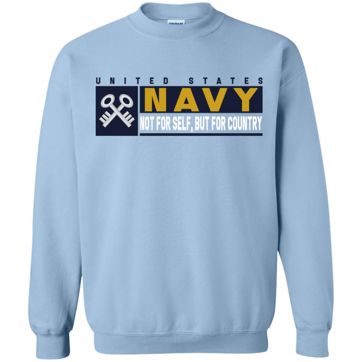 Navy Storekeeper Navy SK- Not for self Long Sleeve - Pullover Hoodie-TShirt-Navy-Veterans Nation