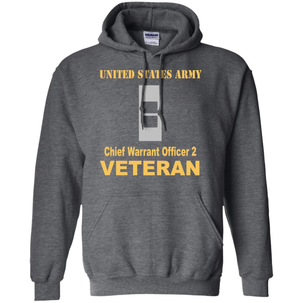 US Army W-2 Chief Warrant Officer 2 W2 CW2 Warrant Officer Veteran Men T Shirt On Front-TShirt-Army-Veterans Nation