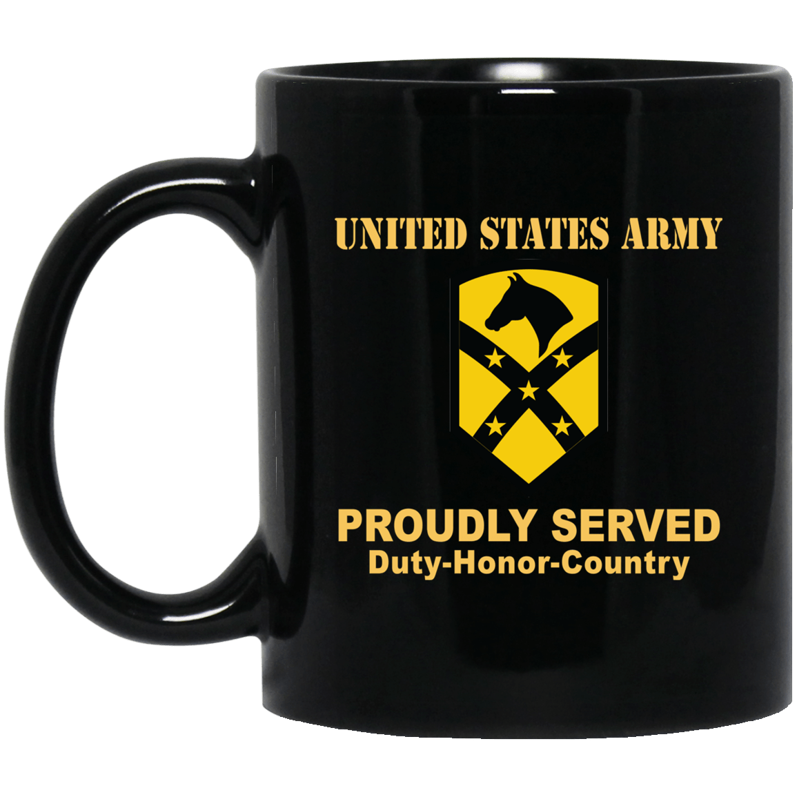 US ARMY 15TH SUSTAINMENT BRIGADE- 11 oz - 15 oz Black Mug-Mug-Army-CSIB-Veterans Nation