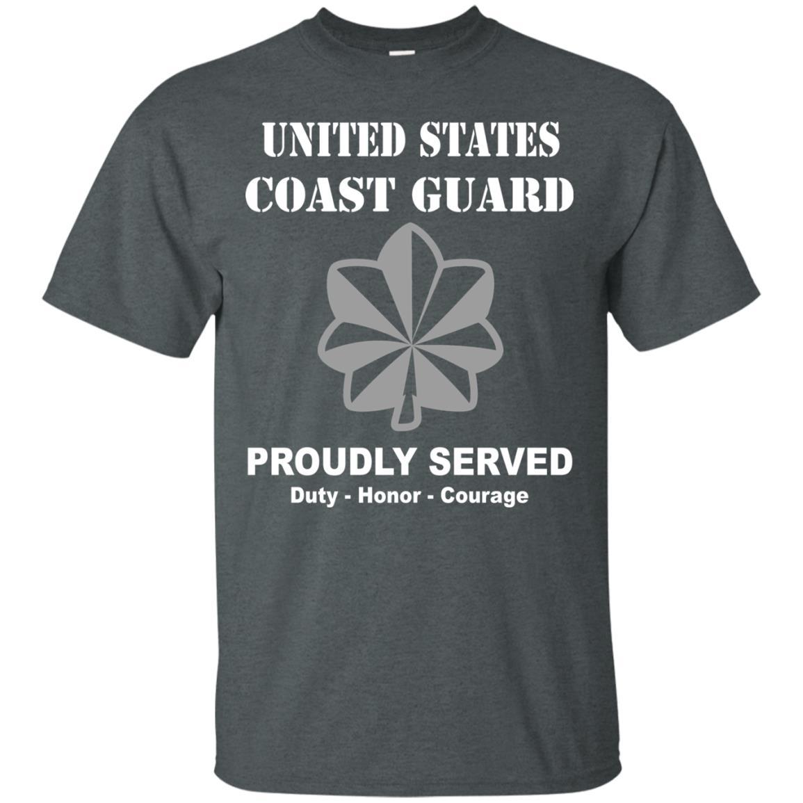 US Coast Guard O-5 Commander O5 CDR Senior Officer Men Front USCG T Shirt-TShirt-USCG-Veterans Nation