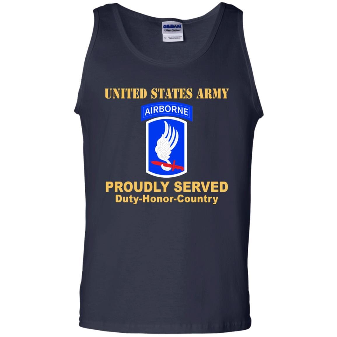 US ARMY 173RD AIRBORNE BRIGADE- Proudly Served T-Shirt On Front For Men-TShirt-Army-Veterans Nation