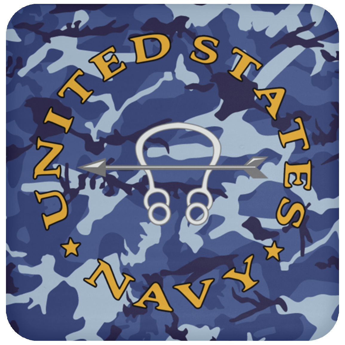 Navy Sonar Technician Navy ST - Proudly Served Coaster-Coaster-Navy-Rate-Veterans Nation