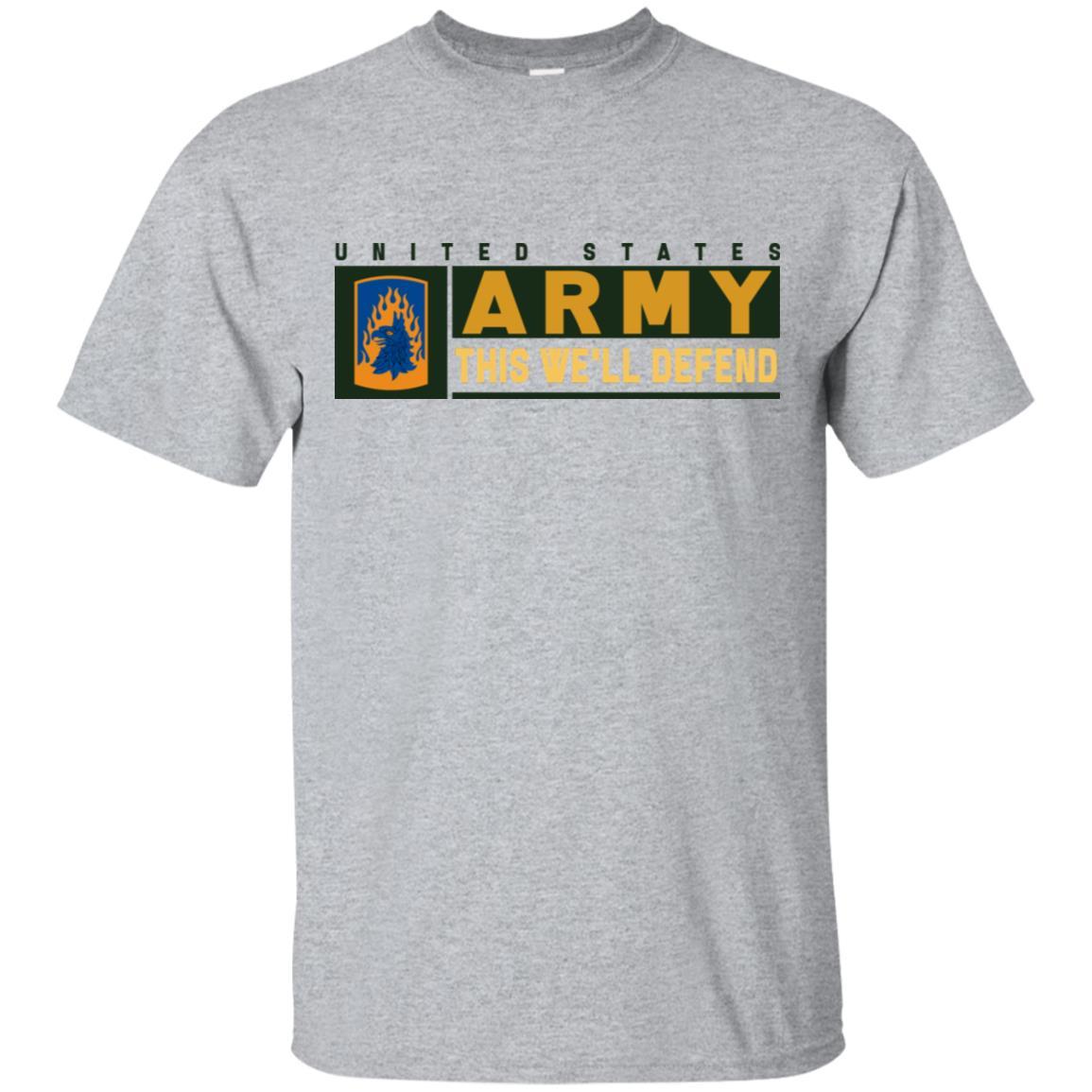 US Army 12TH COMBAT AVIATION BRIGADE- This We'll Defend T-Shirt On Front For Men-TShirt-Army-Veterans Nation