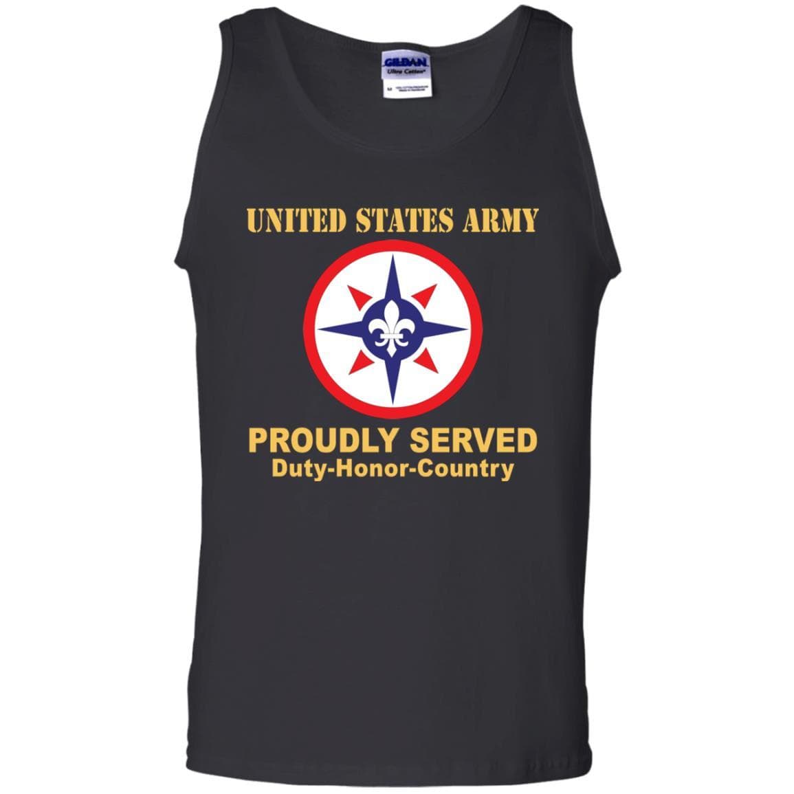 US ARMY 316TH SUSTAINMENT COMMAND- Proudly Served T-Shirt On Front For Men-TShirt-Army-Veterans Nation