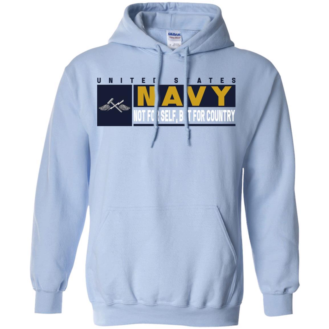 Navy Aviation Support Equipment Tech Navy AS- Not for self Long Sleeve - Pullover Hoodie-TShirt-Navy-Veterans Nation