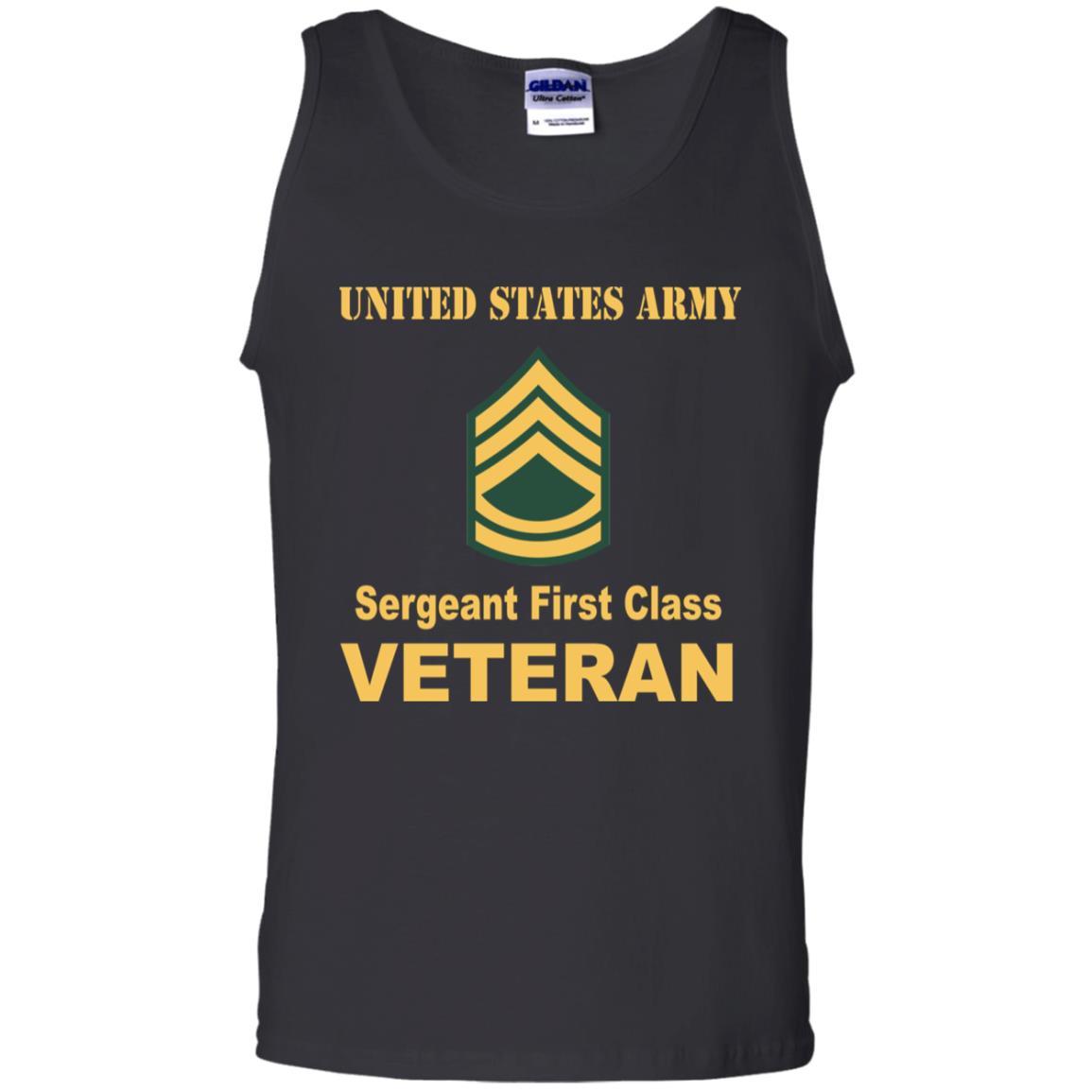 US Army E-7 Sergeant First Class E7 SFC Noncommissioned Officer Ranks Veteran Men T Shirt On Front-TShirt-Army-Veterans Nation